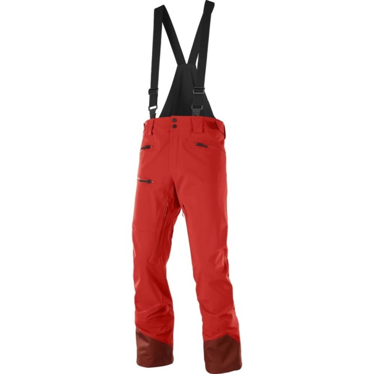 Pantalones De Esquí Salomon Outlaw 3L Hombre Rojos | MX CNKY085